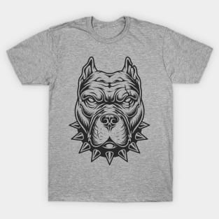 pitbull head T-Shirt